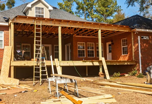 Porch Raising in Brandon